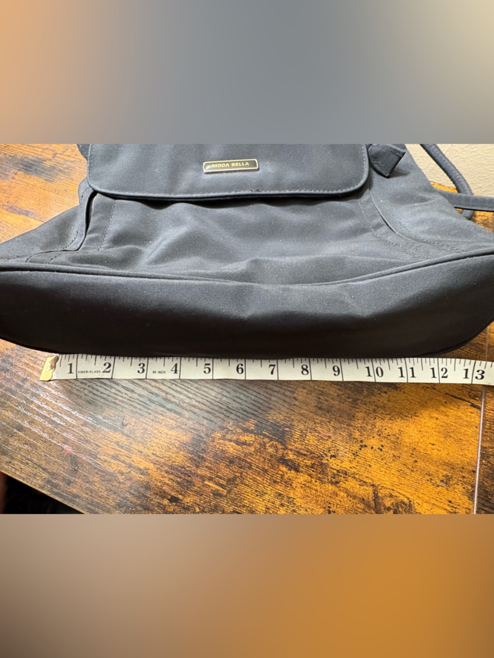 Black Tote Bag with Shoulder Straps NWOT - Picture 5 of 5